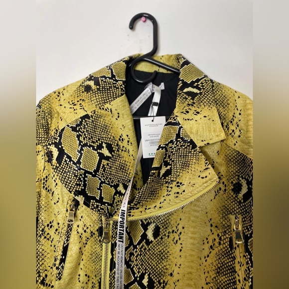 Mistress, rocks, snake, Print Oversized Biker Jacket size xs - Picture 11 of 12